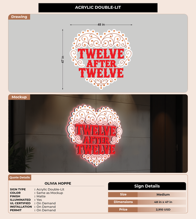 CUSTOM MOCKUP SIGN FOR Olivia Hoppe
