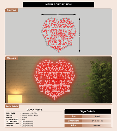 CUSTOM MOCKUP SIGN FOR Olivia Hoppe
