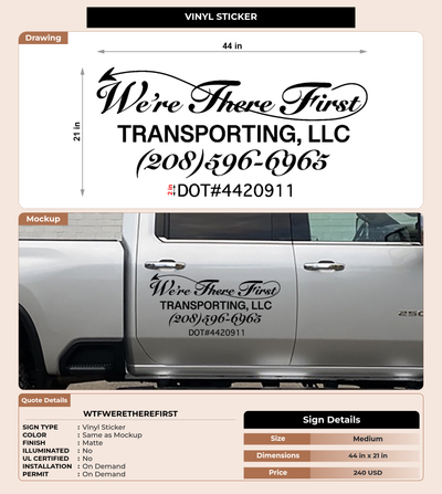 CUSTOM MOCKUP SIGN FOR wtfweretherefirst