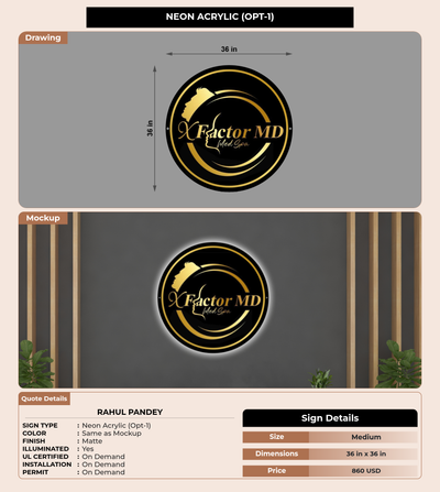 CUSTOM MOCKUP SIGN FOR Rahul Pandey