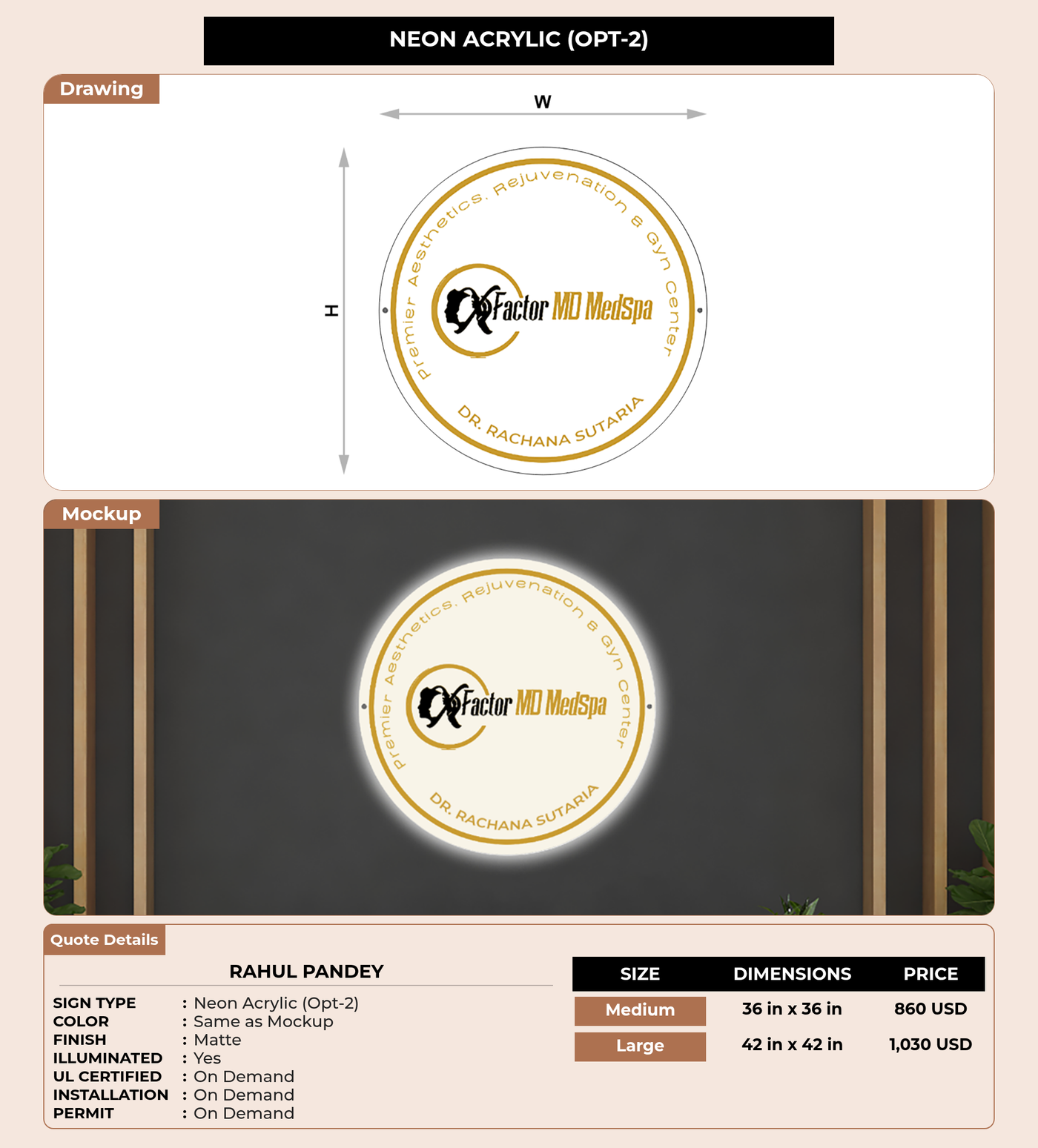 CUSTOM MOCKUP SIGN FOR Rahul Pandey