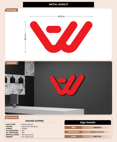 CUSTOM MOCKUP SIGN FOR Dwane Dupree