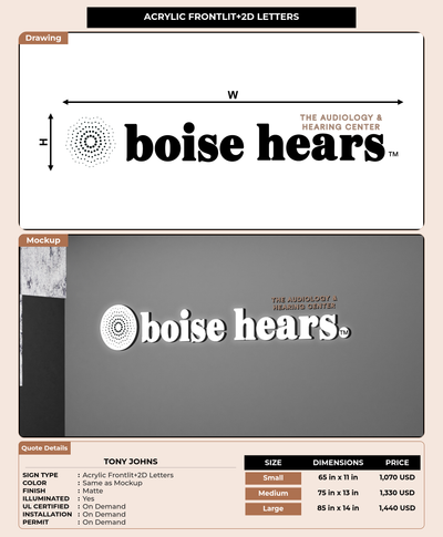 CUSTOM MOCKUP SIGN FOR Tony Johns