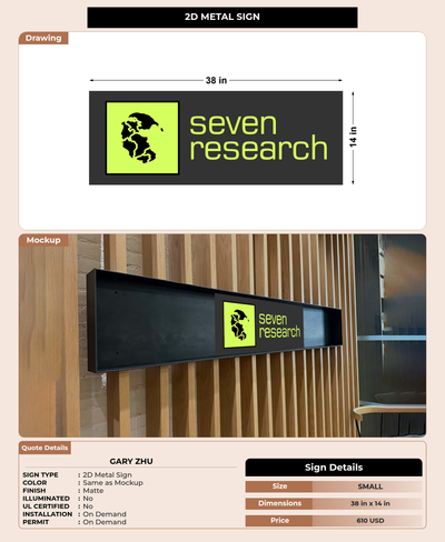 CUSTOM MOCKUP SIGN FOR Gary Zhu