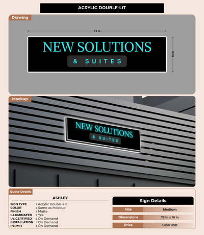 CUSTOM MOCKUP SIGN FOR Ashley