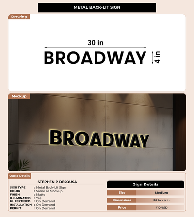 CUSTOM MOCKUP SIGN FOR Stephen P DeSousa