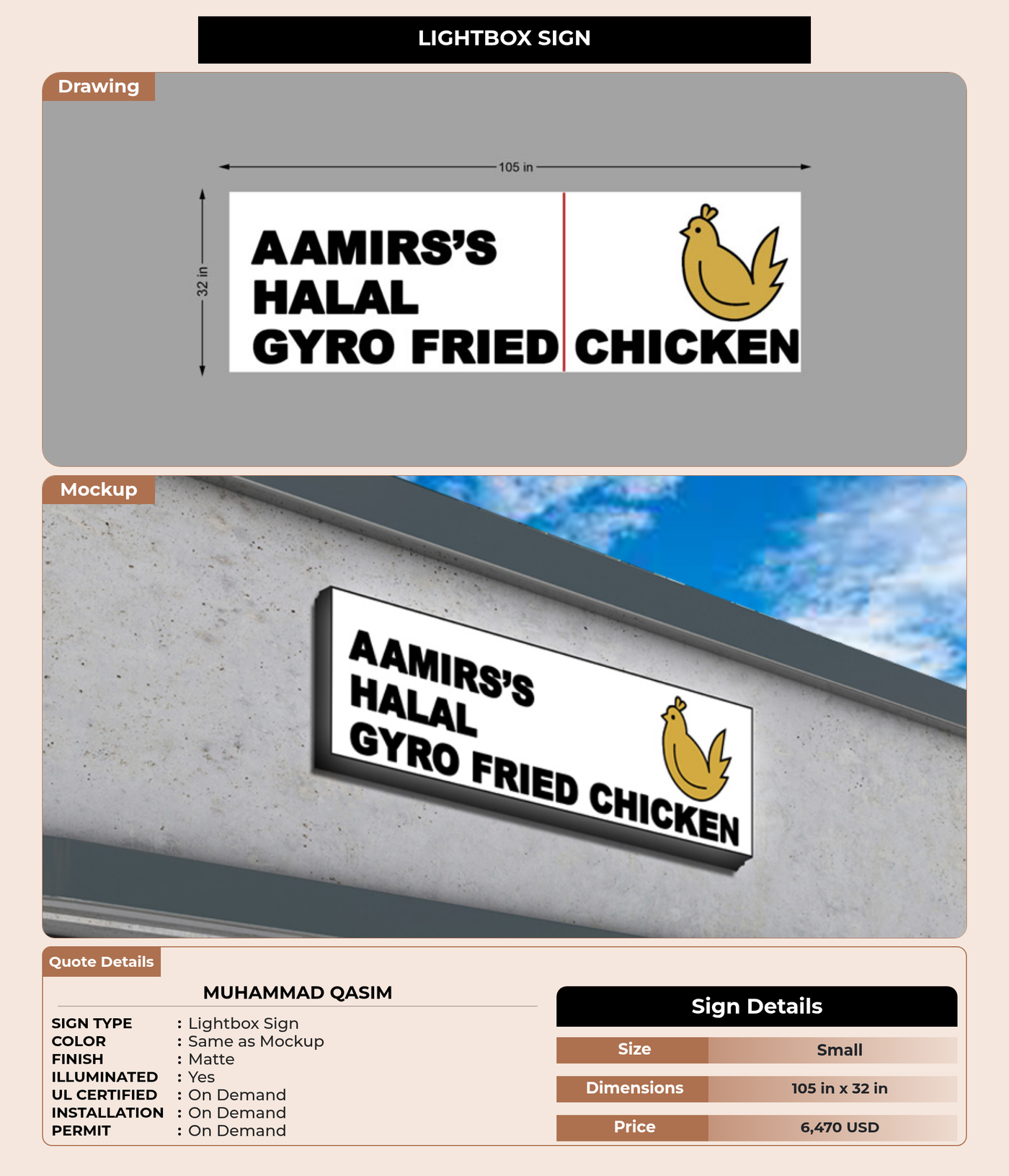 CUSTOM MOCKUP SIGN FOR Muhammad Qasim
