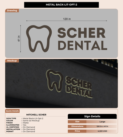 CUSTOM MOCKUP SIGN FOR Mitchell Scher