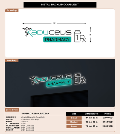 CUSTOM MOCKUP SIGN FOR Shahad Abdolrazzak