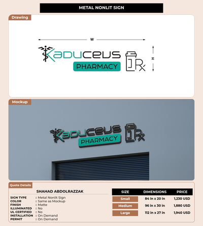 CUSTOM MOCKUP SIGN FOR Shahad Abdolrazzak