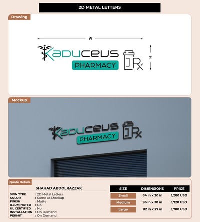 CUSTOM MOCKUP SIGN FOR Shahad Abdolrazzak