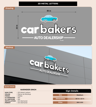 CUSTOM MOCKUP SIGN FOR Narinder Singh