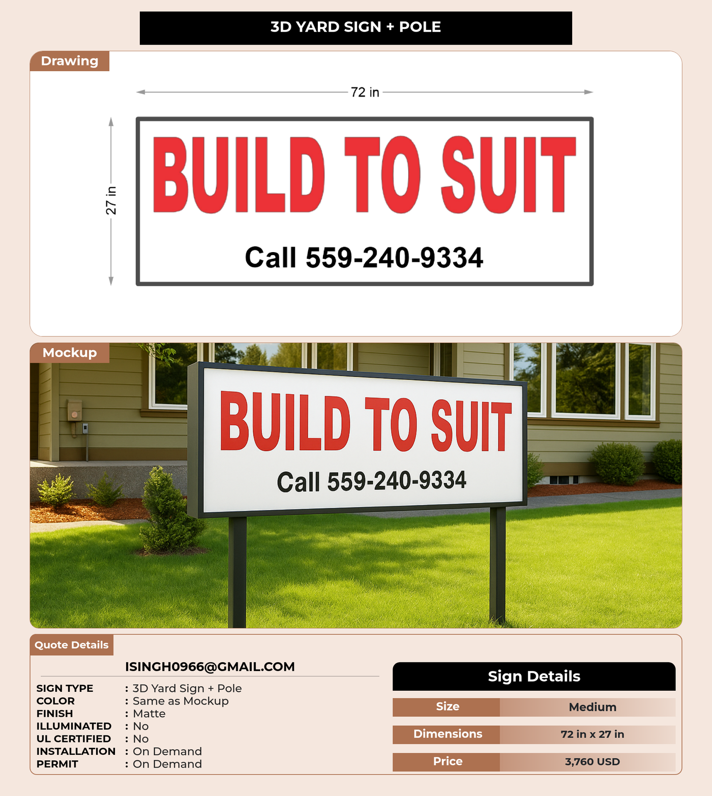 CUSTOM MOCKUP SIGN FOR Isingh0966@gmail.com