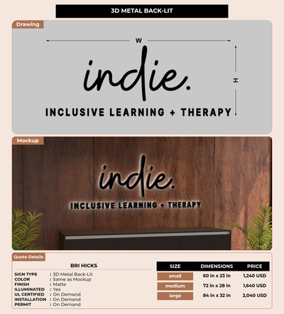 CUSTOM MOCKUP SIGN FOR Bri Hicks