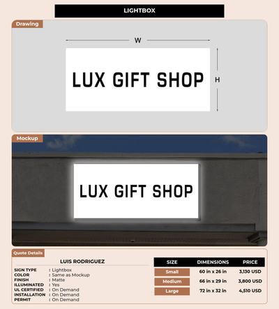 CUSTOM MOCKUP SIGN FOR Luis Rodriguez