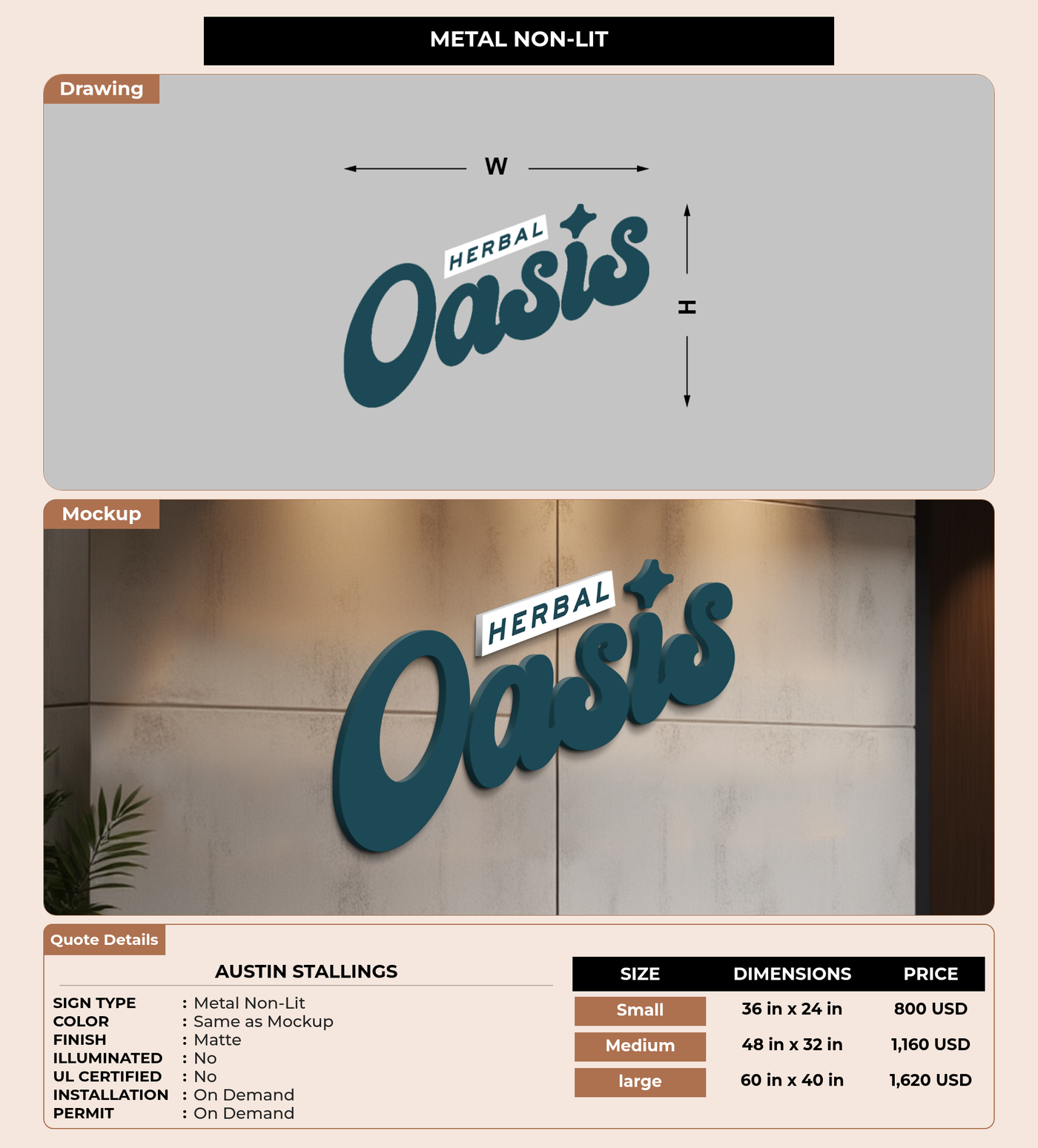 CUSTOM MOCKUP SIGN FOR Austin Stallings