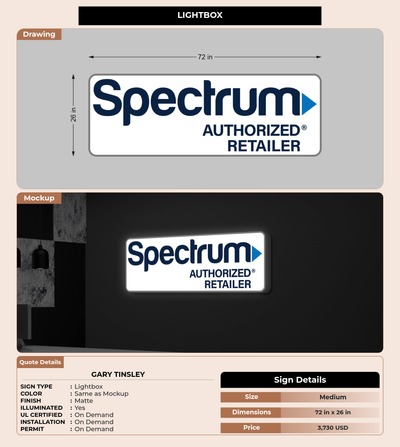 CUSTOM MOCKUP SIGN FOR gary Tinsley