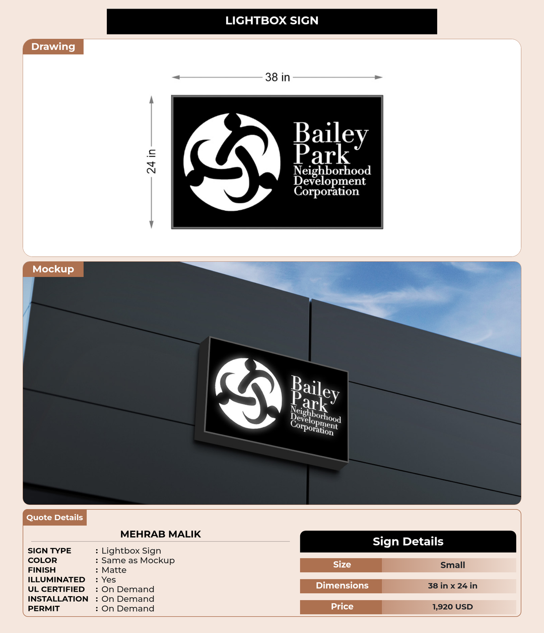 CUSTOM MOCKUP SIGN FOR Mehrab Malik