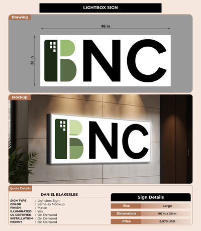 CUSTOM MOCKUP SIGN FOR Daniel Blakeslee