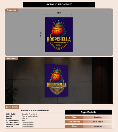 CUSTOM MOCKUP SIGN FOR Pharoah Saunderson