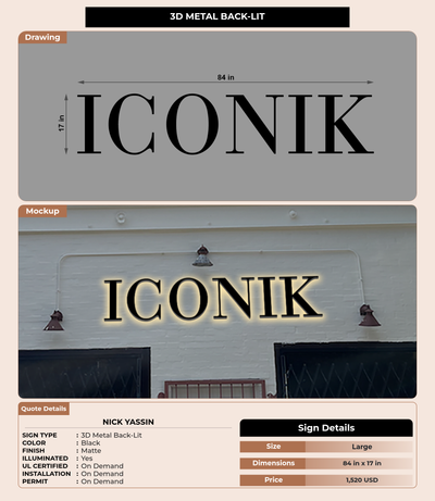 CUSTOM MOCKUP SIGN FOR Nick Yassin
