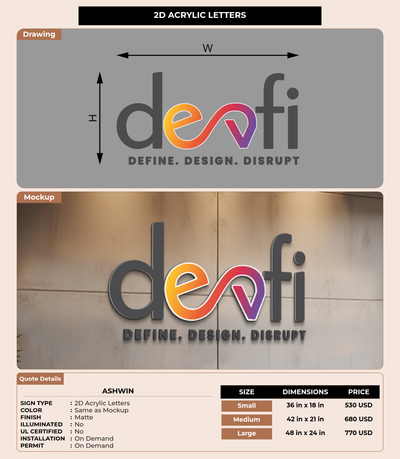 CUSTOM MOCKUP SIGN FOR Ashwin