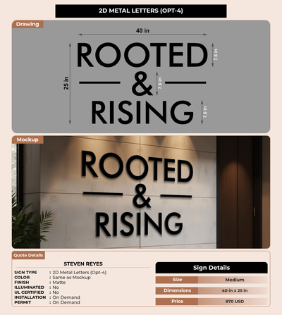 CUSTOM MOCKUP SIGN FOR Steven Reyes