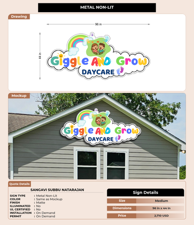 CUSTOM MOCKUP SIGN FOR SANGAVI SUBBU NATARAJAN
