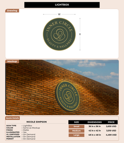CUSTOM MOCKUP SIGN FOR Nicole Simpson