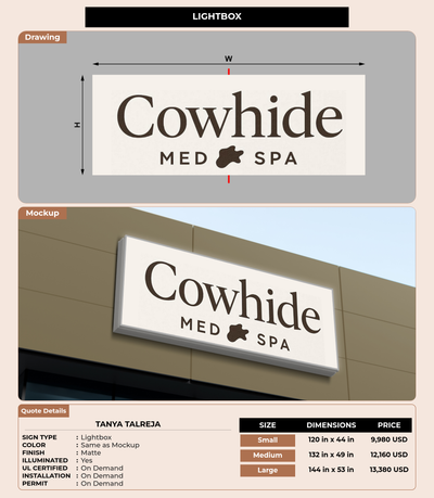 CUSTOM MOCKUP SIGN FOR Tanya Talreja