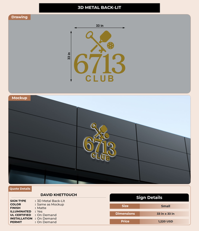 CUSTOM MOCKUP SIGN FOR David Khettouch
