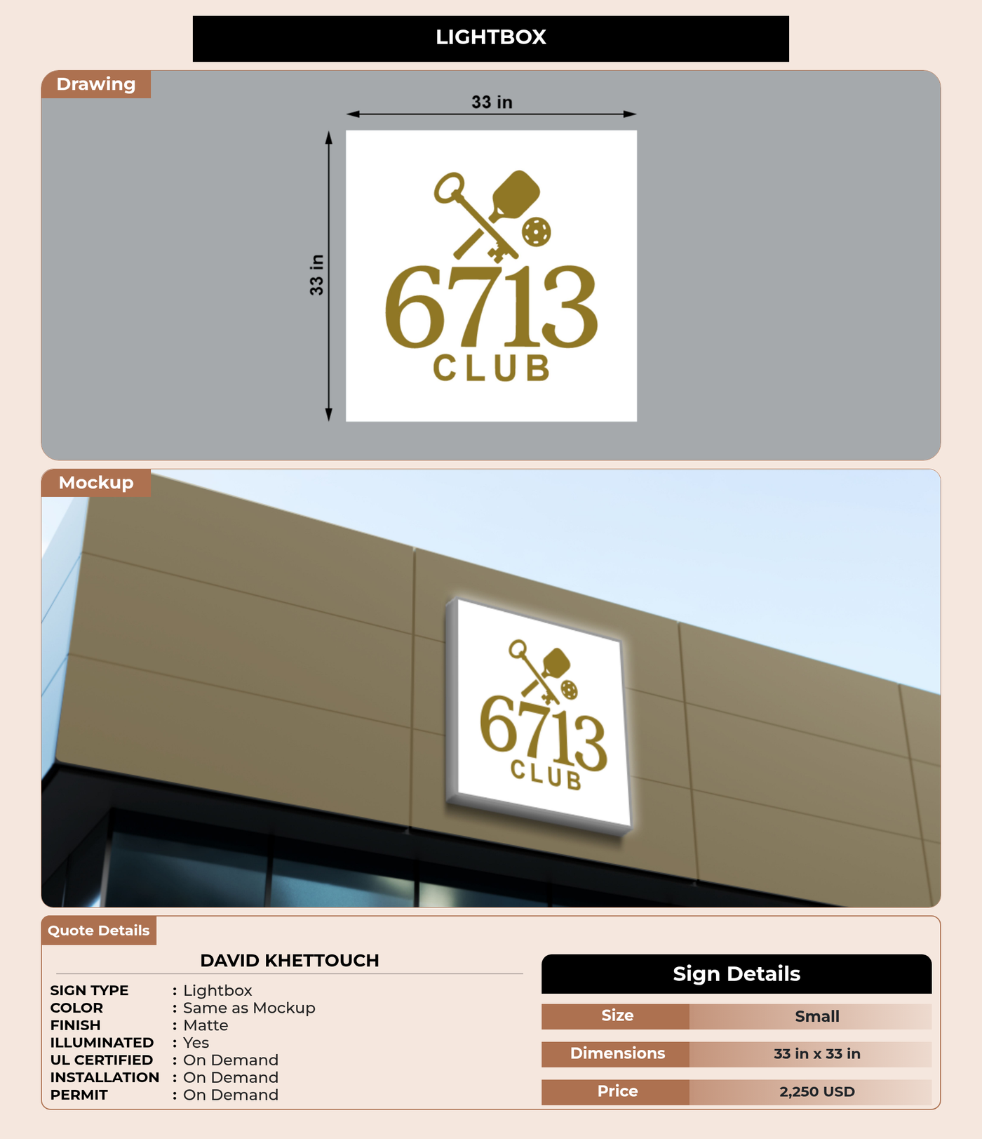 CUSTOM MOCKUP SIGN FOR David Khettouch