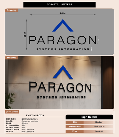 CUSTOM MOCKUP SIGN FOR Emily Murdzia