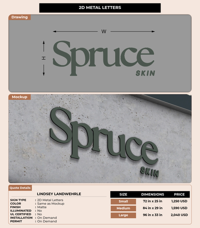 CUSTOM MOCKUP SIGN FOR Lindsey Landwehrle