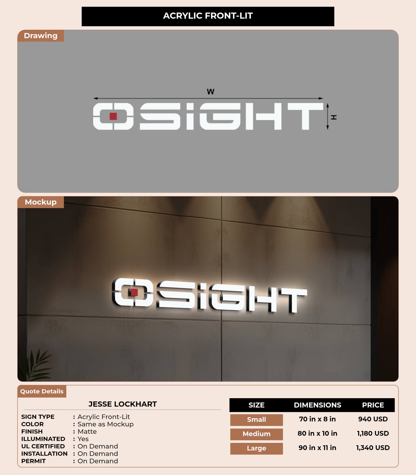 CUSTOM MOCKUP SIGN FOR jesse lockhart