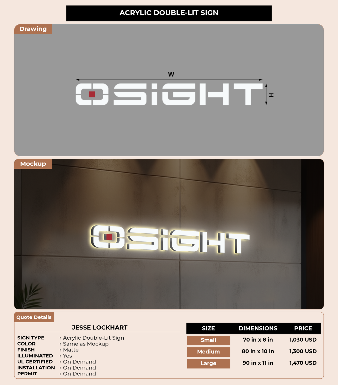 CUSTOM MOCKUP SIGN FOR jesse lockhart