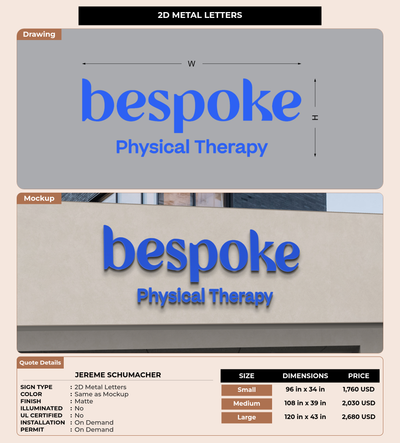 CUSTOM MOCKUP SIGN FOR Jereme Schumacher