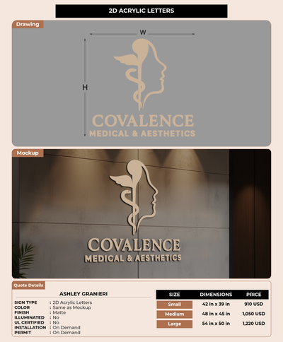 CUSTOM MOCKUP SIGN FOR Ashley granieri