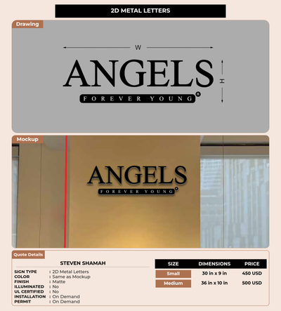 CUSTOM MOCKUP SIGN FOR Steven Shamah