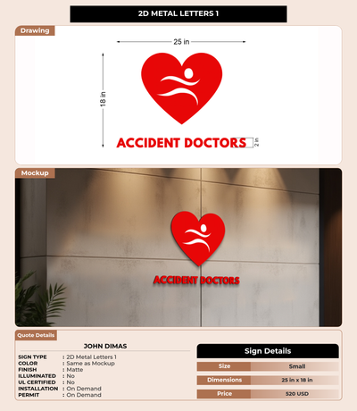 CUSTOM MOCKUP SIGN FOR john dimas