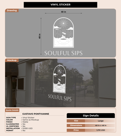 CUSTOM MOCKUP SIGN FOR Gustavo Pontvianne