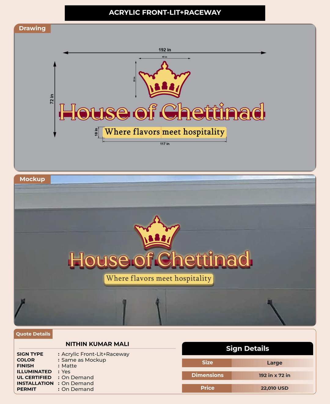 50% Deposit Link For Nithing Kumar Mali