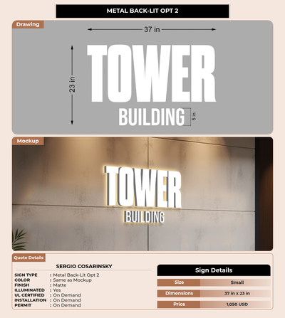 CUSTOM MOCKUP SIGN FOR Sergio Cosarinsky