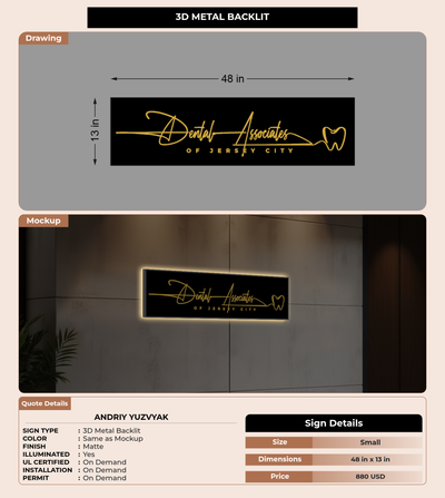 CUSTOM MOCKUP SIGN FOR Andriy Yuzvyak