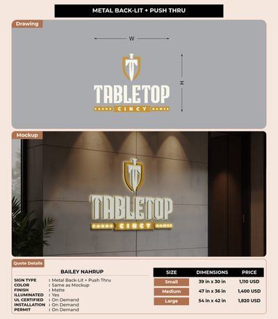 CUSTOM MOCKUP SIGN FOR bailey nahrup