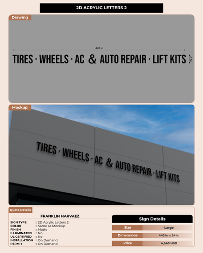 CUSTOM MOCKUP SIGN FOR Franklin Narvaez