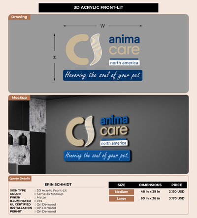 CUSTOM MOCKUP SIGN FOR Erin Schmidt
