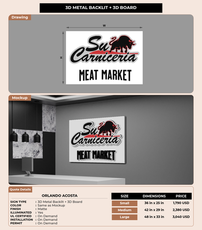 CUSTOM MOCKUP SIGN FOR orlando Acosta