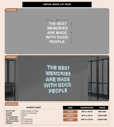 CUSTOM MOCKUP SIGN FOR Murat Cont