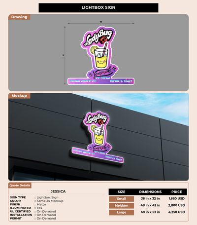 CUSTOM MOCKUP SIGN FOR Jessica